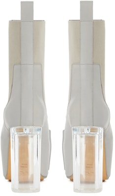 (Women) Rick Owens Calfskin Platform Chelsea Boot 'Grey' RO02B6843LCGGR-08080 Shop (Women) Rick Owens Calfskin Platform Chelsea Boot 'Grey' RO02B6843LCGGR-08080