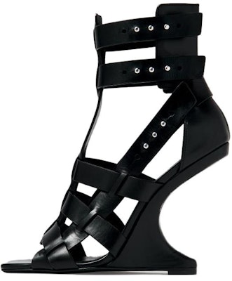 (W) Rick Owens Cantilever 11 斯巴达凉鞋 '黑色' RP02C1802-LE-09 Buy (W) Rick Owens Cantilever 11 斯巴达凉鞋 '黑色' RP02C1802-LE-09