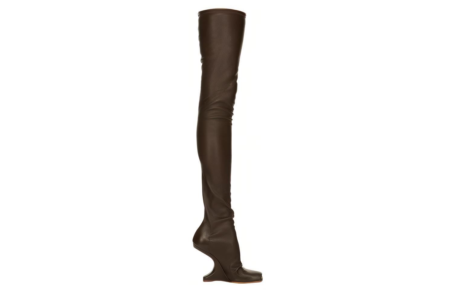 (W) Rick Owens Cantilever 'Brown Over-The-Knee' 圖 2