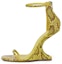Buy (W) Sandal Rick Owens Cantilever 'Kuning High Toe Zip-One Strap' RP01C5809LPYML-12