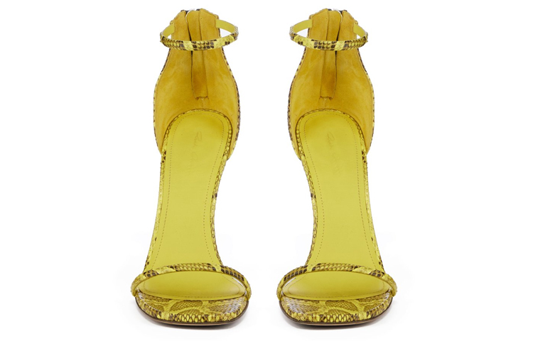 Lookbook (W) Sandal Rick Owens Cantilever 'Kuning High Toe Zip-One Strap' RP01C5809LPYML-12