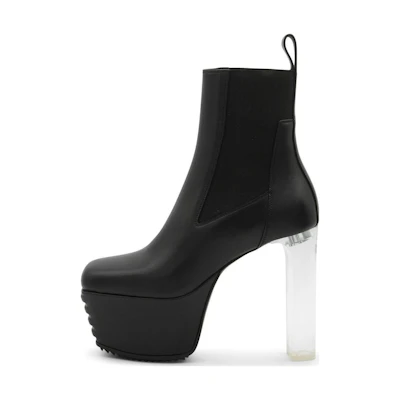 (W) Rick Owens Chelsea Boot 'Black Fashion Leather'