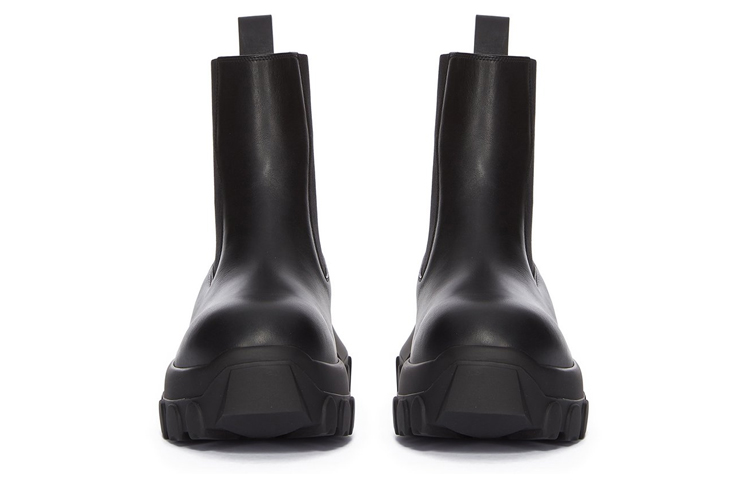 (W) Rick Owens Chelsea Boot 'Black Leather Fashion' 圖 3