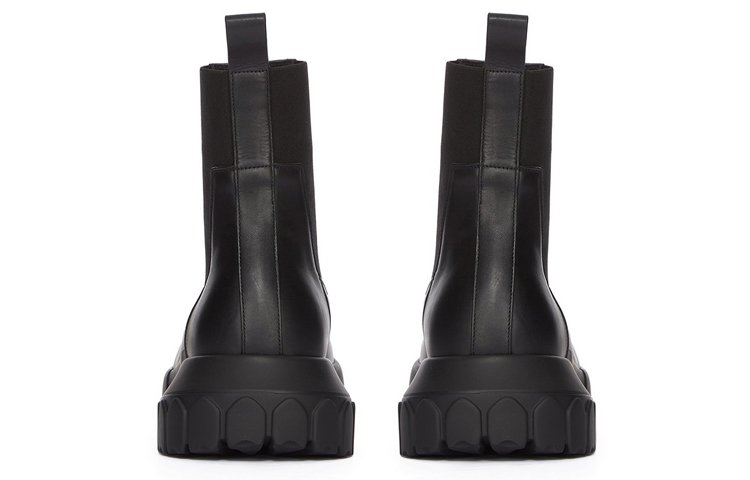 (W) Rick Owens Chelsea Boot 'Black Leather Fashion' 圖 4