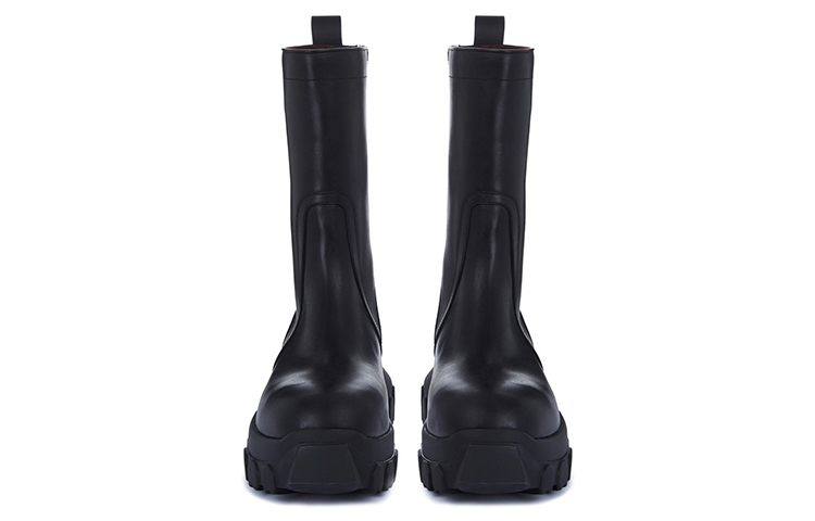 Lookbook 瑞克·歐文斯 CREEPER BOZO TRACTOR 時尚牛皮馬丁靴 女款 黑色