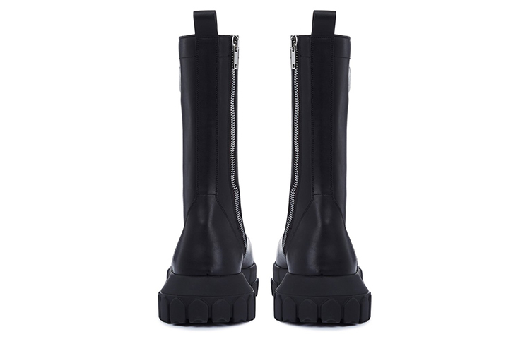 Shop 瑞克·歐文斯 CREEPER BOZO TRACTOR 時尚牛皮馬丁靴 女款 黑色