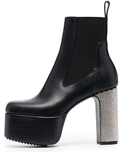 (W) 릭 오웬스 크리스탈 플랫폼 앵클 부츠 (블랙) RP02A7841LGES3-090D Buy (W) 릭 오웬스 크리스탈 플랫폼 앵클 부츠 (블랙) RP02A7841LGES3-090D