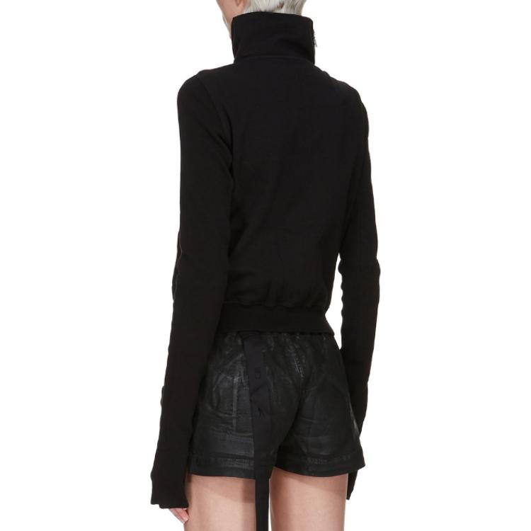 Lookbook (W) Rick Owens DRKSHDW 不对称拉链罗纹口袋卫衣. DS01E3239RIG-09