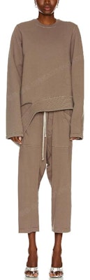 (W) Rick Owens DRKSHDW Celana Pendek Loose-Fit Beige. DS02A3325-RN Lookbook (W) Rick Owens DRKSHDW Celana Pendek Loose-Fit Beige. DS02A3325-RN