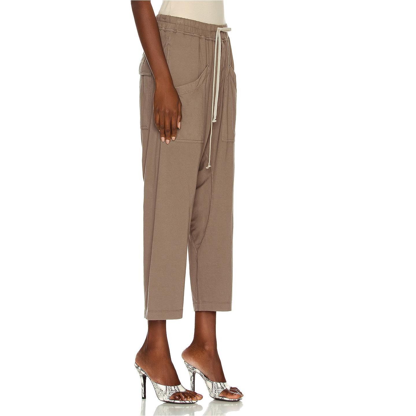 Details for (W) Rick Owens DRKSHDW Celana Pendek Loose-Fit Beige. DS02A3325-RN