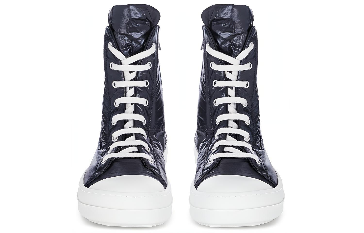 Lookbook 瑞克欧文斯 Drkshdw 衬垫波普风板鞋 黑色 女款