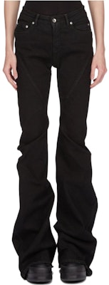 (W) Rick Owens DRKSHDW 黑色修身喇叭拉鍊休閒長褲 DS01D1302SBB-09 Lookbook (W) Rick Owens DRKSHDW 黑色修身喇叭拉鍊休閒長褲 DS01D1302SBB-09