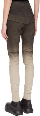 (W) Rick Owens DRKSHDW Slim-Fit Jeans Hitam Abu Gradasi Mutiara. DS02C5312SBEDE19D Shop (W) Rick Owens DRKSHDW Slim-Fit Jeans Hitam Abu Gradasi Mutiara. DS02C5312SBEDE19D