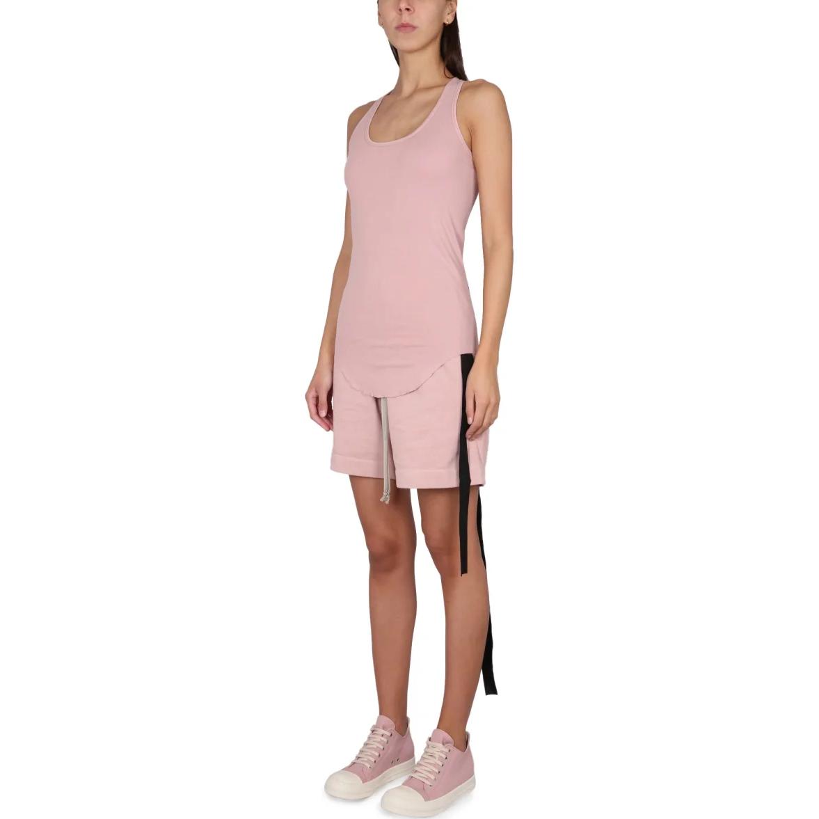 Lookbook (W) Rick Owens DRKSHDW Celana Pendek Kasual Warna Pink. DS01C6338RIG-63