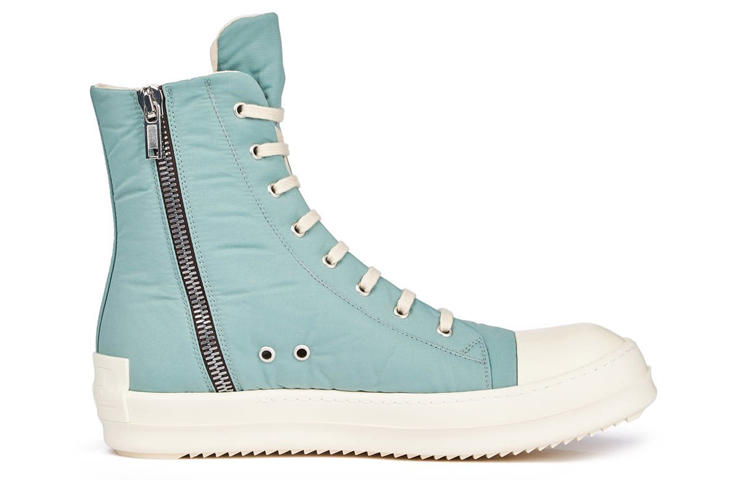 Order (W) Rick Owens DRKSHDW ''Strobe Blue Satin High-Top'' Baskets Montantes Bleues DS02B4800MUEH3-5611