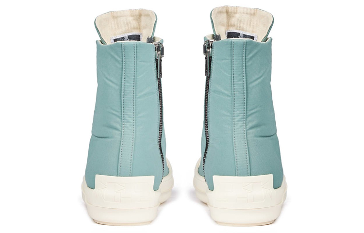 Shop (W) Rick Owens DRKSHDW ''Strobe Blue Satin High-Top'' Baskets Montantes Bleues DS02B4800MUEH3-5611