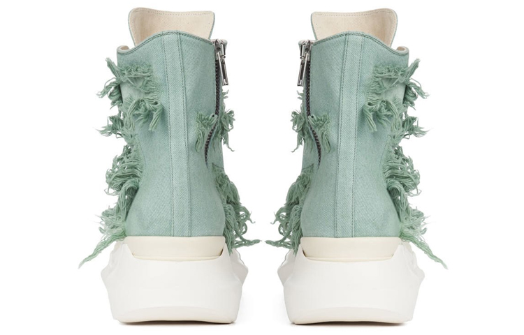 Shop (Women) Rick Owens DRKSHDW 'Strobe Denim Double Layer' DS02B4840SLASH-5611