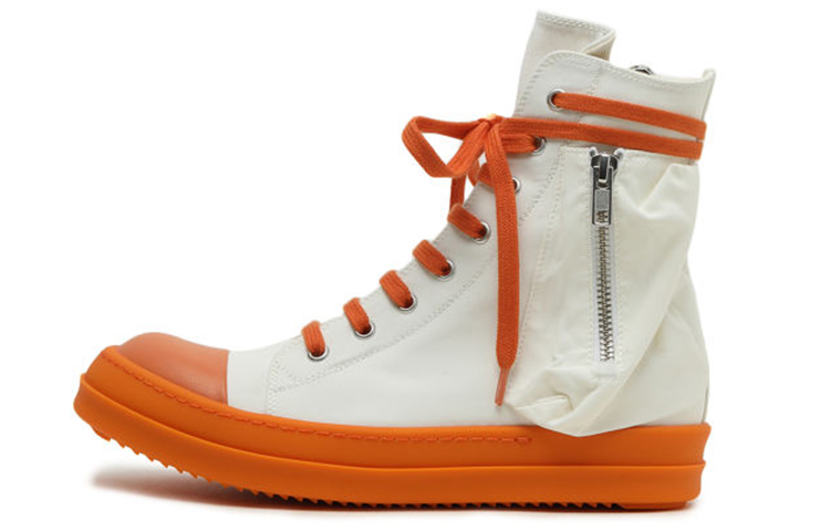 (Women) Rick Owens DRKSHDW Bauhaus High 'White Orange' DS20S5811MU-110113