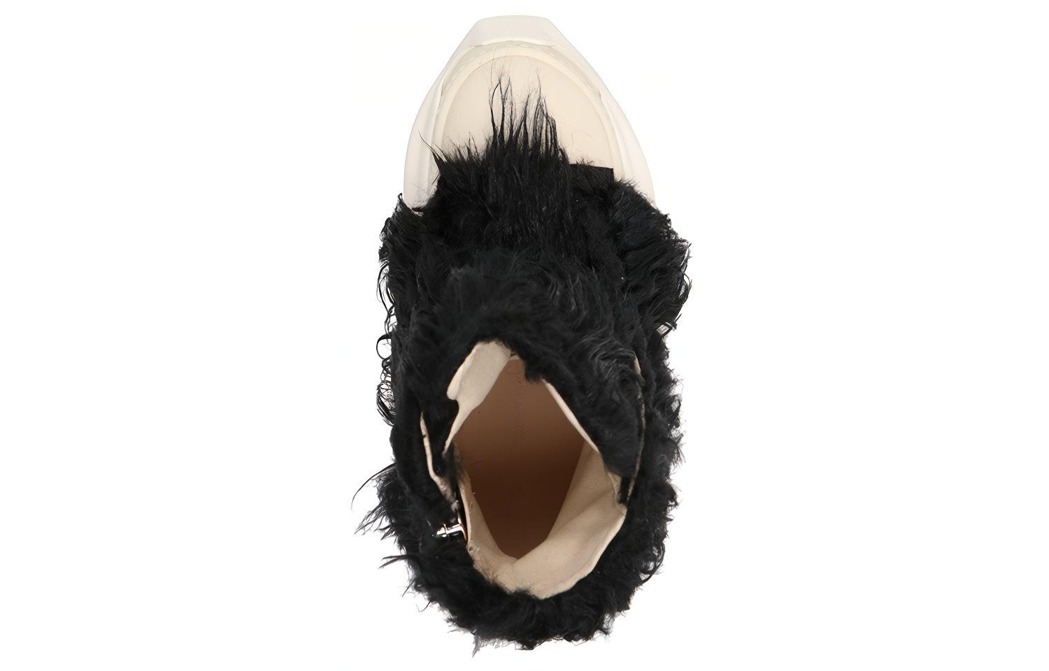 Shop (W) Rick Owens DRKSHDW Schwarz ''Abstract Faux Fur'' DS02B4840FF-911