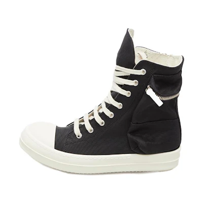 (W) Rick Owens DRKSHDW Canvas Cargo 'Black Milk'