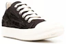 Order (W) Rick Owens DRKSHDW Canvas Low ''Nero Distressed'' DS02C5809SLASH-911