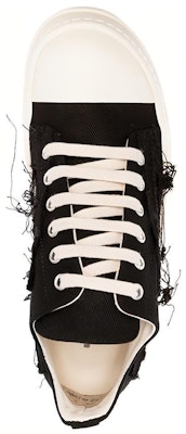 (Women) Rick Owens DRKSHDW Canvas Low 'Distressed Black' DS02C5809SLASH-911 Lookbook (Women) Rick Owens DRKSHDW Canvas Low 'Distressed Black' DS02C5809SLASH-911