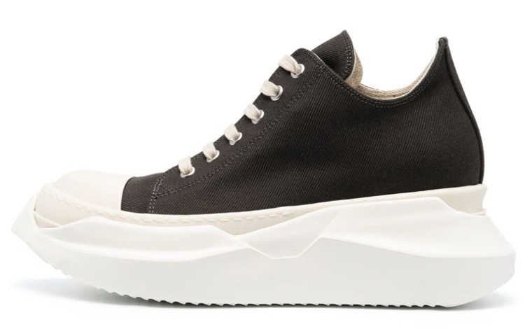 Buy (W) Rick Owens DRKSHDW Canvas Low Top 'Hitam' DS01C6842DQ-7811