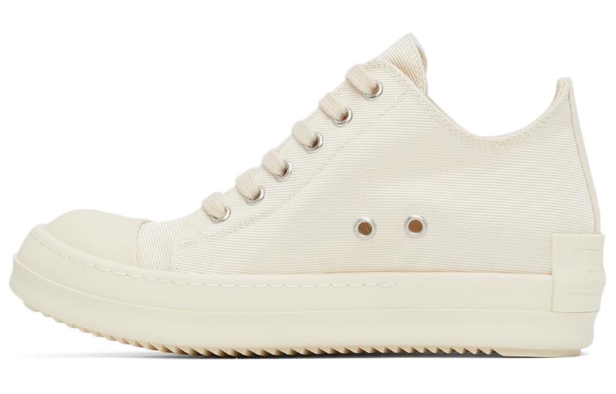 (W) Rick Owens DRKSHDW Canvas Slip-On Mid 'White'