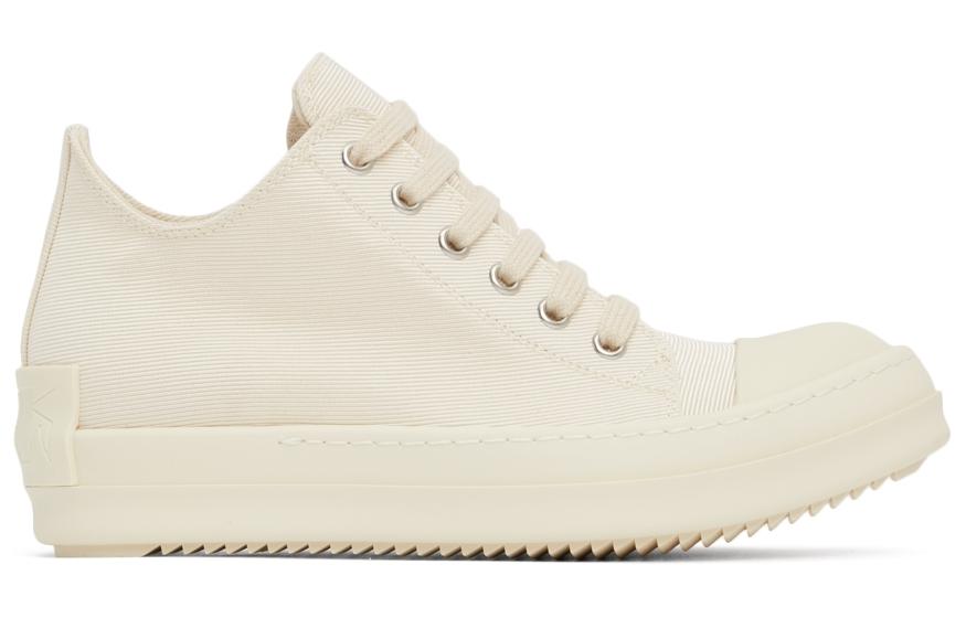 (W) Rick Owens DRKSHDW Canvas Slip-On Mid 'White' 圖 2