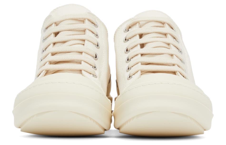 (W) Rick Owens DRKSHDW Canvas Slip-On Mid 'White' 圖 3