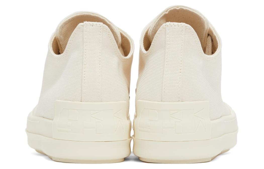 (W) Rick Owens DRKSHDW Canvas Slip-On Mid 'White' 圖 4