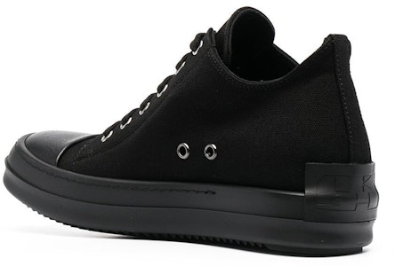 (W) Rick Owens DRKSHDW Kasut Kanvas 'Hitam' DS21S2802TNAPH299 Shop (W) Rick Owens DRKSHDW Kasut Kanvas 'Hitam' DS21S2802TNAPH299