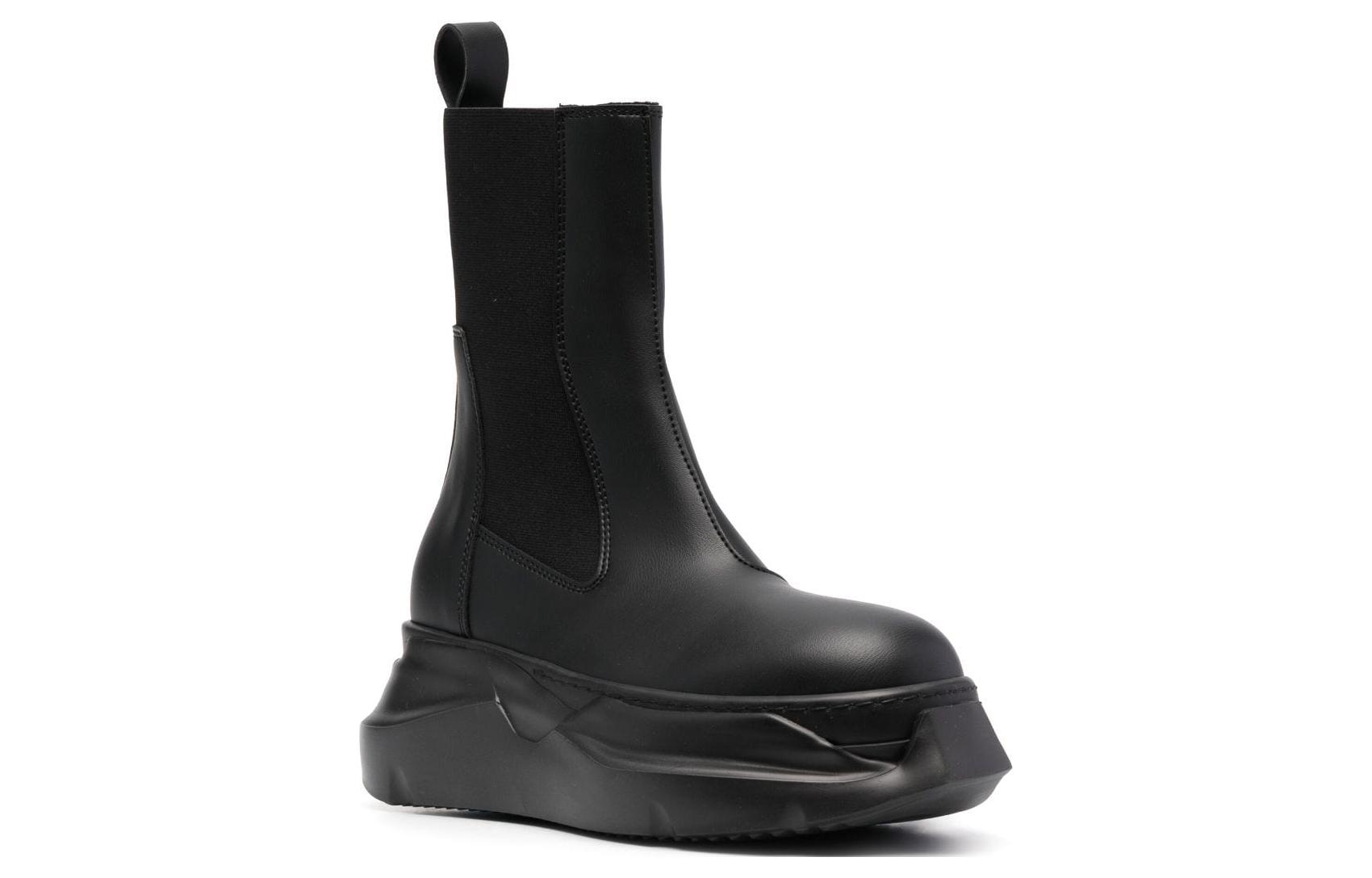 (W) Rick Owens DRKSHDW Chelsea Boot 'Black Leather' 圖 2