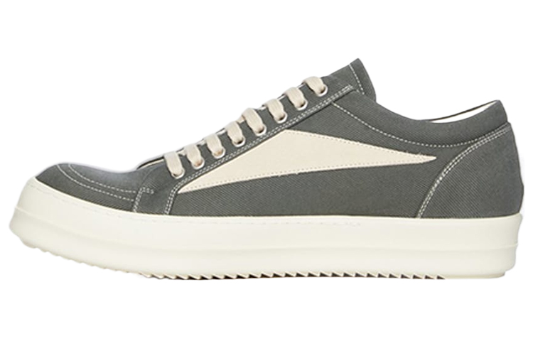 (Women) Rick Owens DRKSHDW Dark Blue Low-Top Lace-Up Sneakers DS02C5803DO-9611