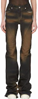 Lookbook (W) Rick Owens DRKSHDW 女款黑色水洗喇叭牛仔褲 DS02C5302SDM-84