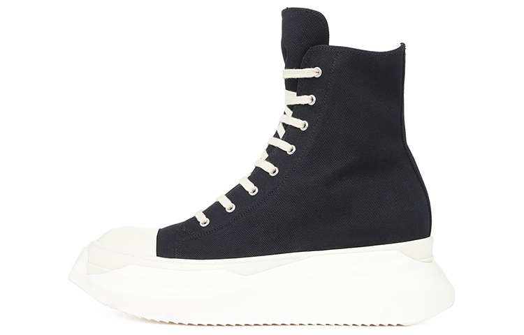(Women) Rick Owens DRKSHDW Fogachine Cotton Denim Abstract High 'Black Milk' DS21S2840-TNAP-91111-/-DS01B7840-MU-911-/-DS01B7840DM-911-/-DS02B4840-MU