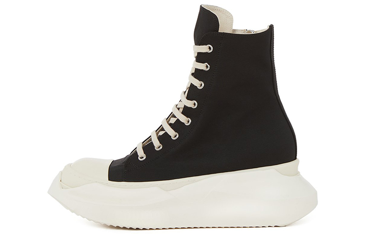 (W) Rick Owens DRKSHDW Fogachine Cotton Nylon Abstract High 'Black Milk'