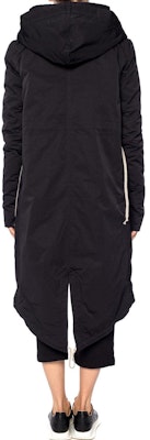 (W) Rick Owens DRKSHDW FW22 黑色中长款拉链连帽外套. DS18F7900MU-09 Purchase (W) Rick Owens DRKSHDW FW22 黑色中长款拉链连帽外套. DS18F7900MU-09