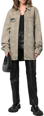 (W) Rick Owens DRKSHDW FW22 女款灰色口袋衬衫 DS02B4705DMP-38 Lookbook (W) Rick Owens DRKSHDW FW22 女款灰色口袋衬衫 DS02B4705DMP-38