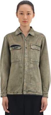 (W) Rick Owens DRKSHDW FW22 女款灰色口袋衬衫 DS02B4705DMP-38 Details for (W) Rick Owens DRKSHDW FW22 女款灰色口袋衬衫 DS02B4705DMP-38