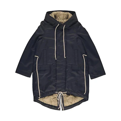 (Women) Rick Owens DRKSHDW FW23 Black Mid-Length Hoodie Jacket. DS02C5900BR-09
