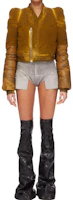 Shop (W) Rick Owens DRKSHDW FW24 高腰修身珍珠牛仔短褲 DS02D2313HSCF-08