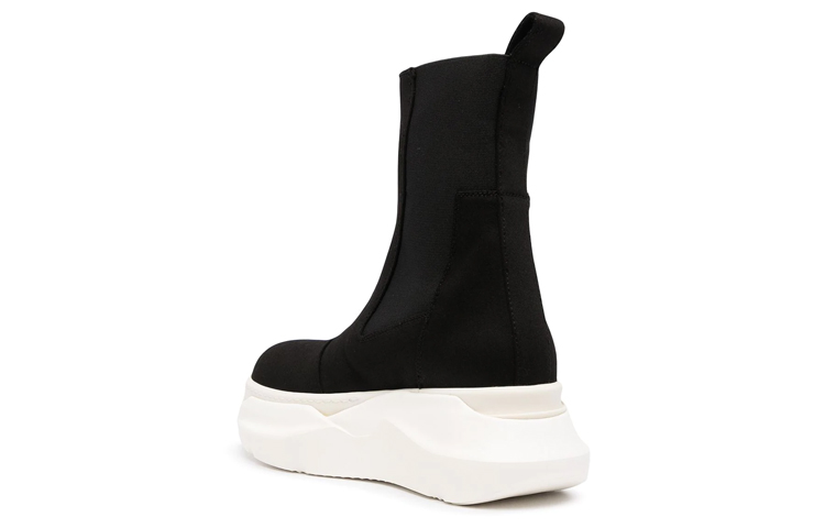 (W) Rick Owens DRKSHDW Gethsemane Beatle Abstract Boots 'Black Milk' 圖 3
