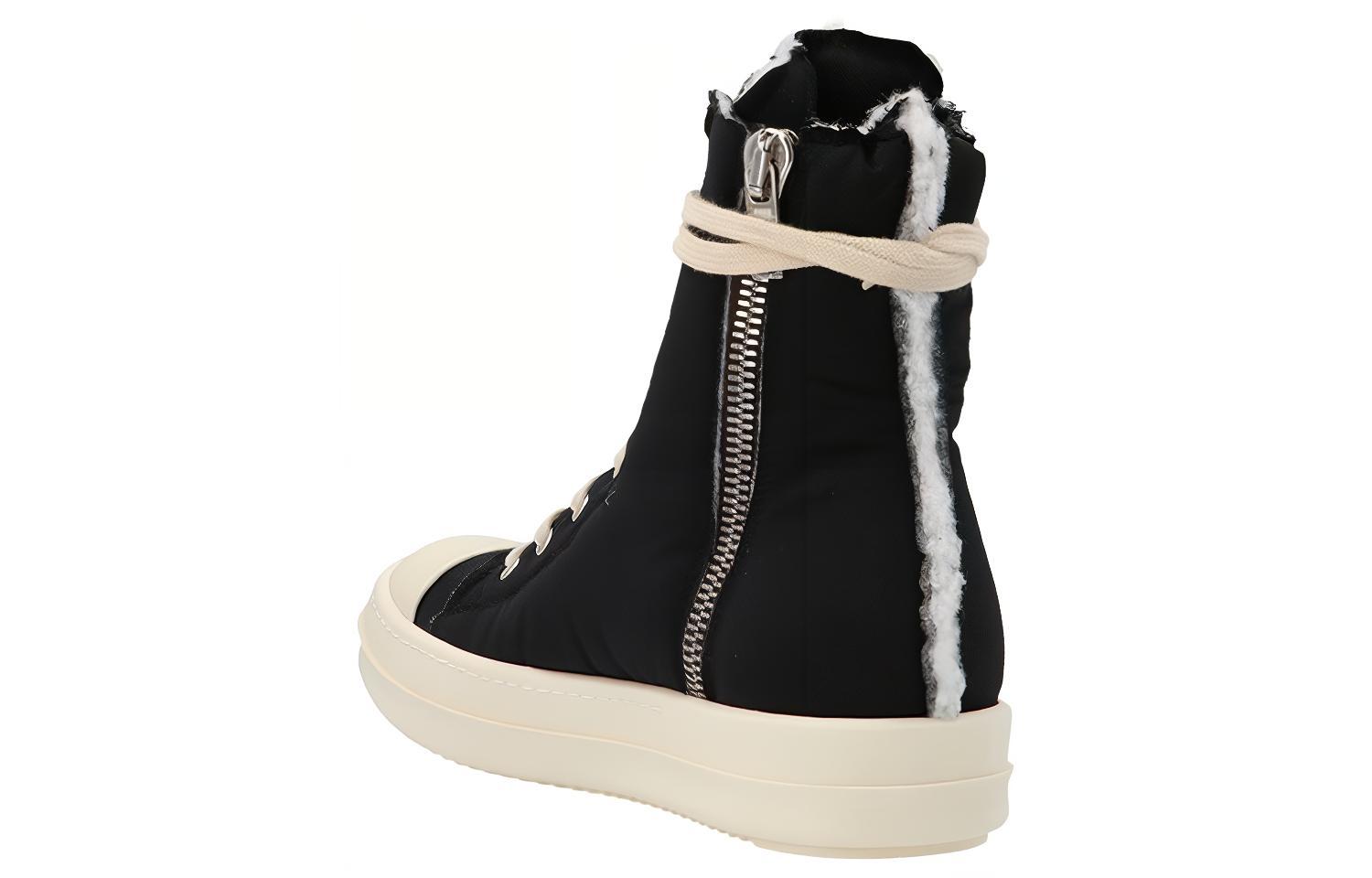 Lookbook (W) Rick Owens DRKSHDW Gethsemane Padded High 'Black Milk' Hitam Susu DS02A3800-MU-911