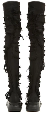 (W) Rick Owens DRKSHDW Gethsemane Stretch Botas Abstractas 'Black Destroy Denim' DS02A3841-SBD-999 Shop (W) Rick Owens DRKSHDW Gethsemane Stretch Botas Abstractas 'Black Destroy Denim' DS02A3841-SBD-999