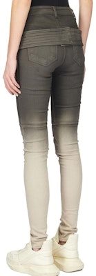 (W) Rick Owens DRKSHDW 漸層修身拉鍊牛仔褲 女款深灰色 DS02C5312SBEDE-01 Lookbook (W) Rick Owens DRKSHDW 漸層修身拉鍊牛仔褲 女款深灰色 DS02C5312SBEDE-01