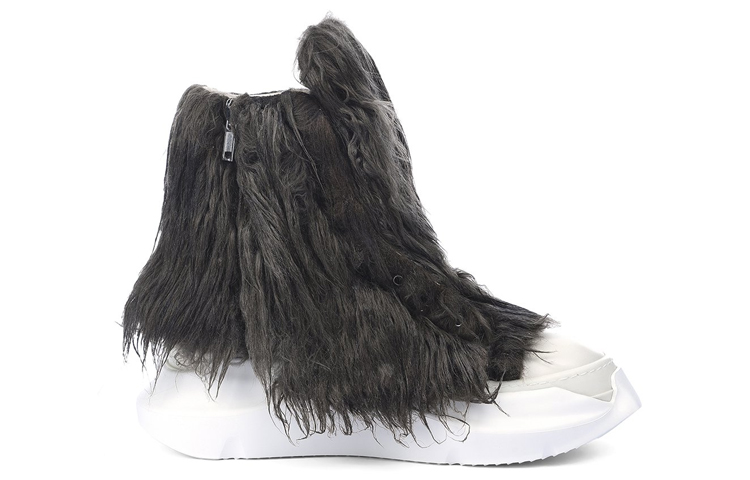 (W) Rick Owens DRKSHDW Gray 'Strobe Faux Fur' 圖 2