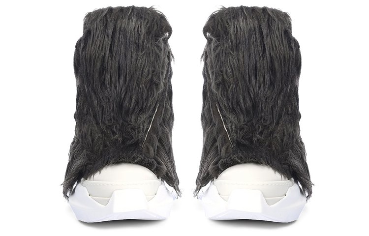 (W) Rick Owens DRKSHDW Gray 'Strobe Faux Fur' 圖 3