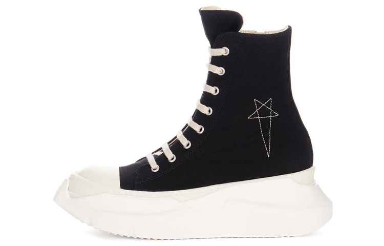 (Women) Rick Owens DRKSHDW High-Top 'Black Pentagram' DS01C6840DQEM4-9811