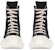 (W) Rick Owens DRKSHDW High-Top 'Black Pentagram' Hitam DS01C6840DQEM4-9811
